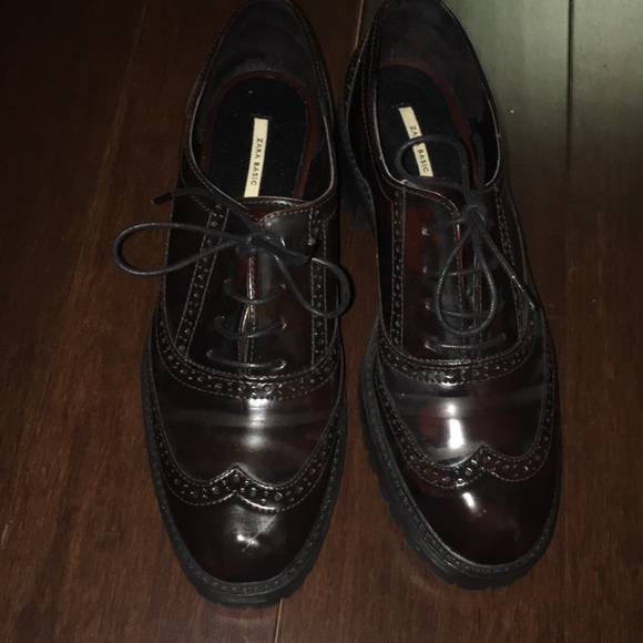 ❤️Sale❤️Zara Track Sole Bluchers, lace up shoes - Picture 4 of 8